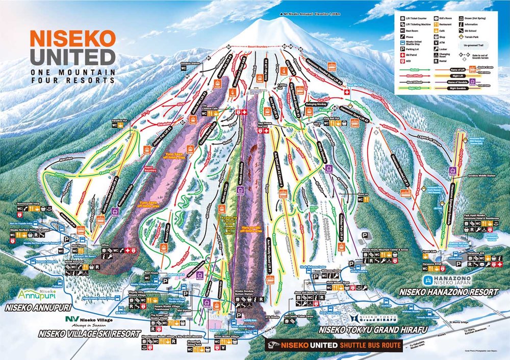 niseko ski resort map