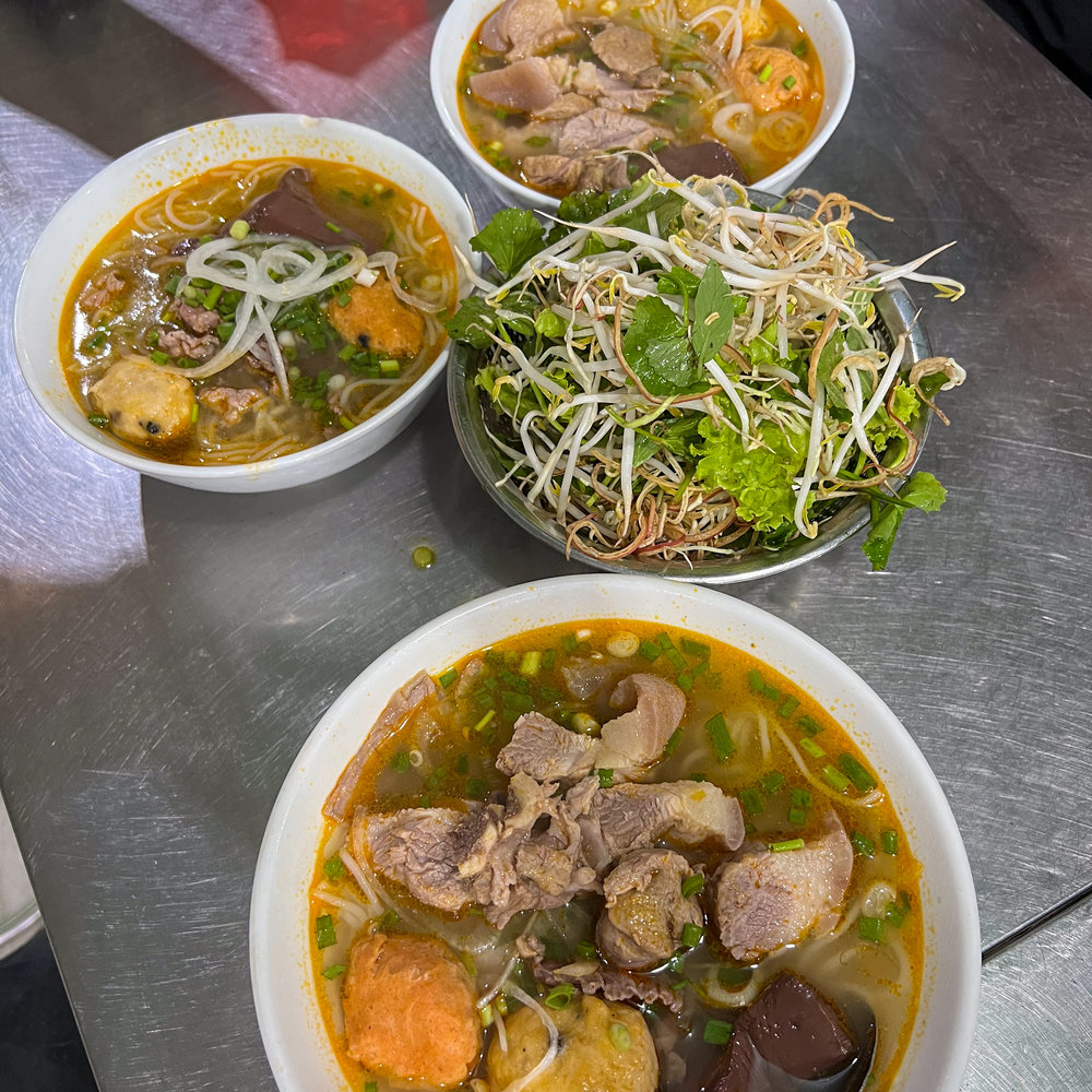 Central Vietnam Itinerary - Hue Bà Gái Hue Beef Noodle Soup