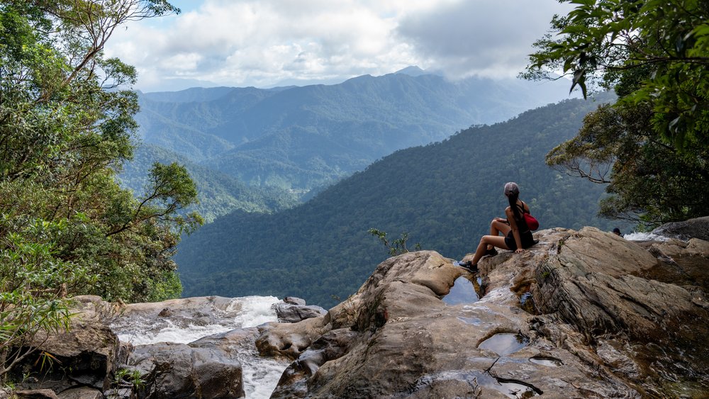 Central Vietnam Itinerary - Bach Ma National Park Waterfall