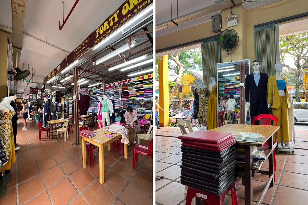 Central Vietnam Itinerary - Hoi An 41 Tailor Inside Hoi An Cloth Market