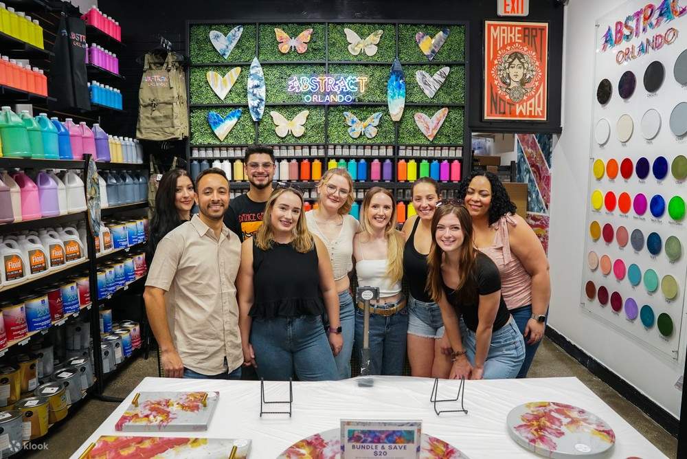 Abstract Orlando’s Fluid Art Class