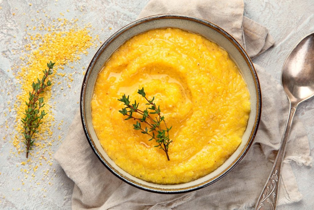 Món Cháo Ngô Polenta 