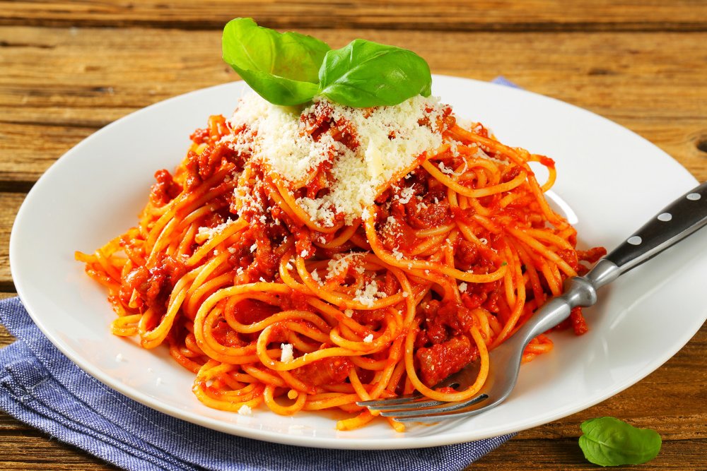  Mì Ý Spaghetti Sốt Cà Chua Thịt Bằm 