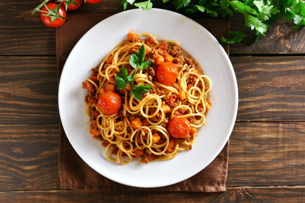  Mì Ý Spaghetti Sốt Cà Chua Thịt Bằm 