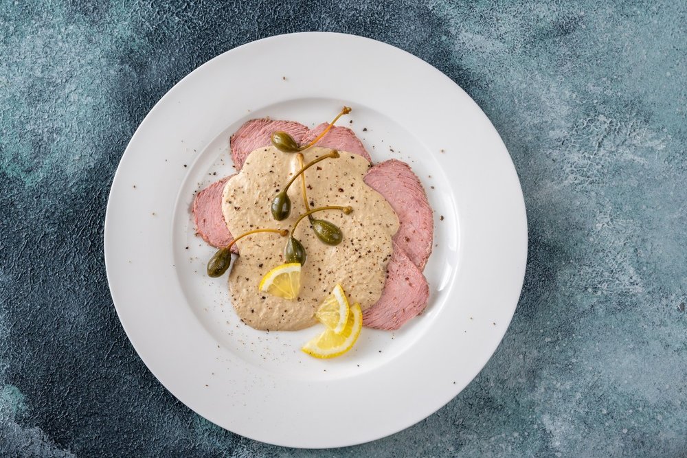  Vitello Tonnato - Thịt Bò Phủ Sốt Tonnato