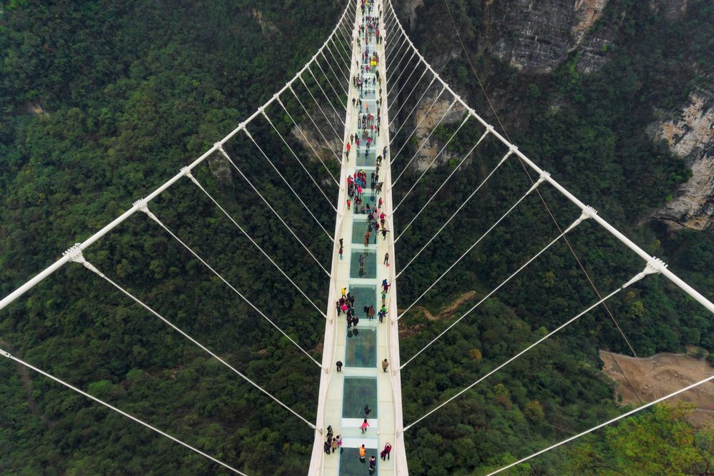  Cầu Kính Trương Gia Giới Ở Hồ Nam