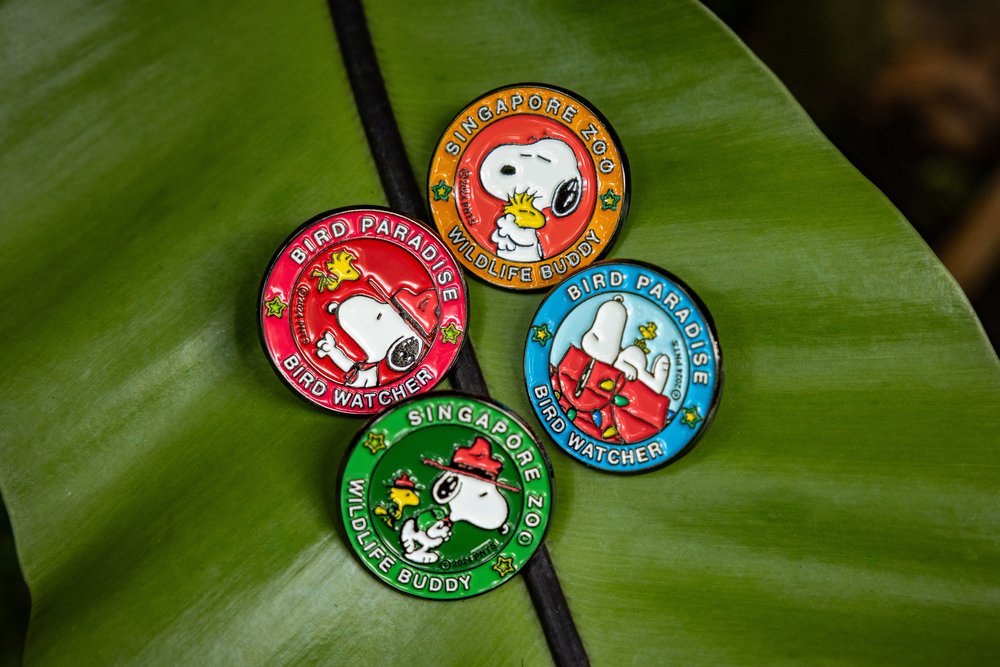 Mandai Wildlife Reserve in Singapore Festive Wild-erland - Snoopy Beagle Scouts Adventure Exclusive Pins