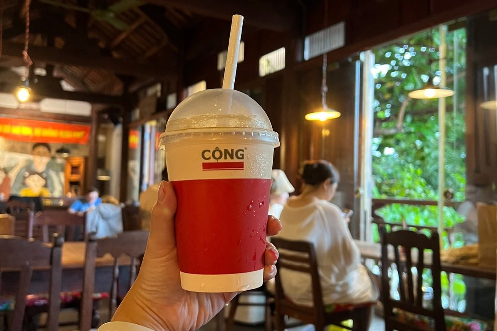 Central Vietnam Itinerary - Hoi An Cafe Cong Phe Coconut Coffee