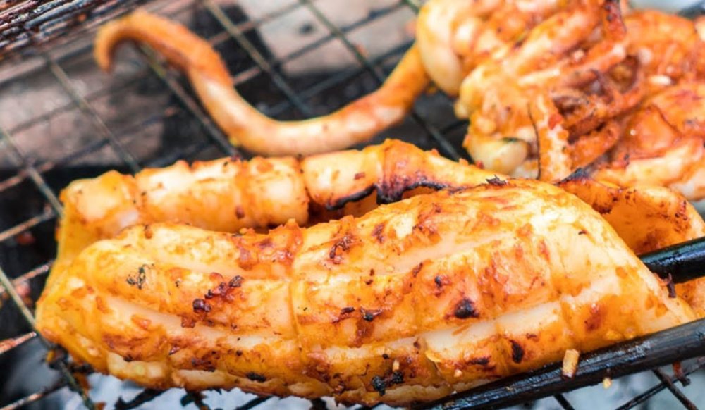 Mực nướng sa tế