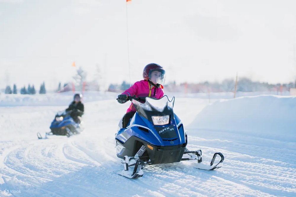 SG Japan Winter Activities: snowmobiling