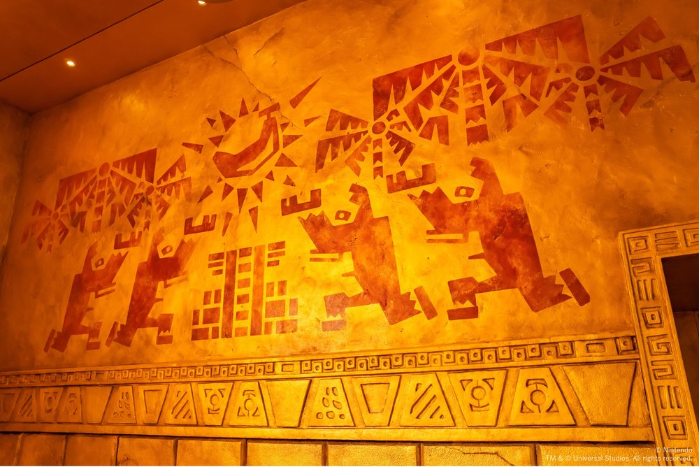 Universal Studios Japan Super Nintendo World Donkey Kong Country The Golden Temple Interior