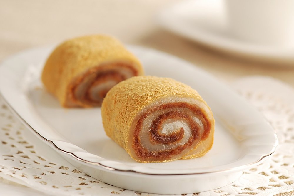 Bánh Cuộn Lừa Nhân Đậu Đỏ