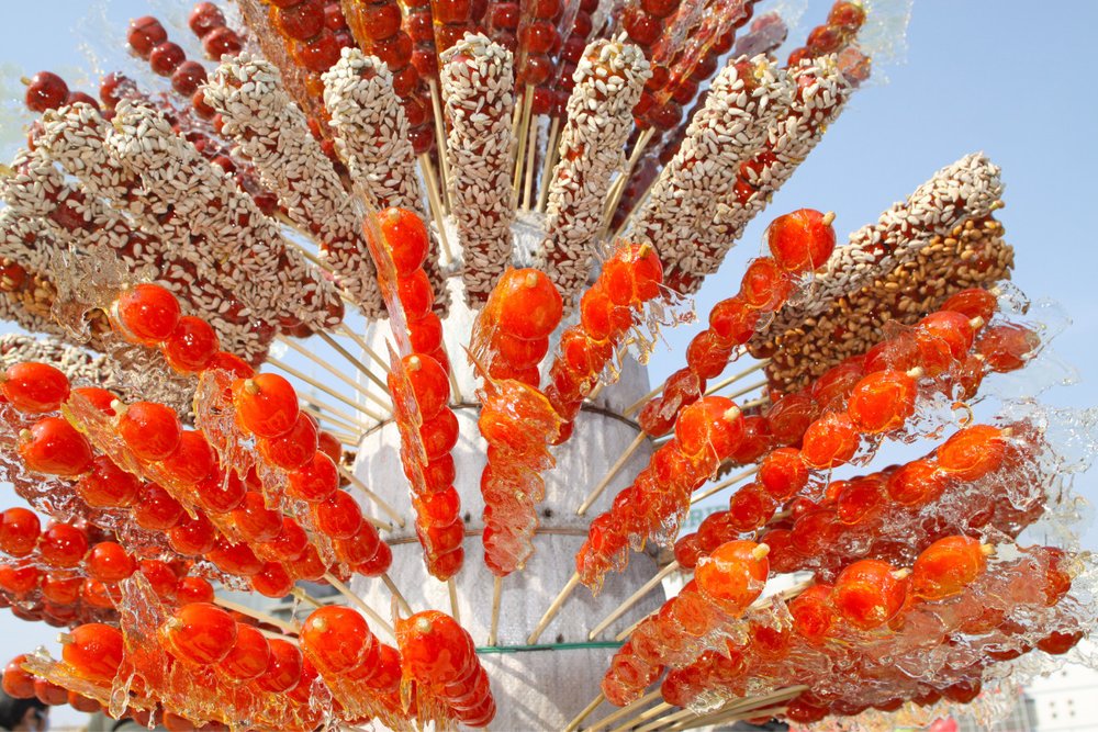 Kẹo Hồ Lô Bọc Đường Nhiều Màu Sắc