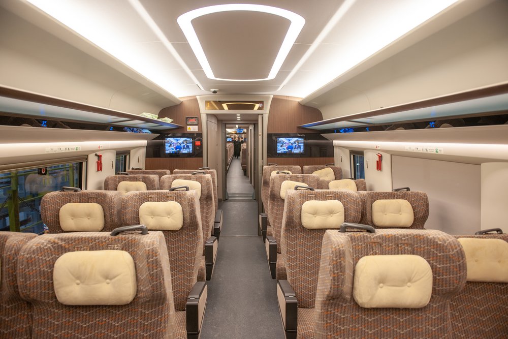 China High Speed Rail - First Class Seats