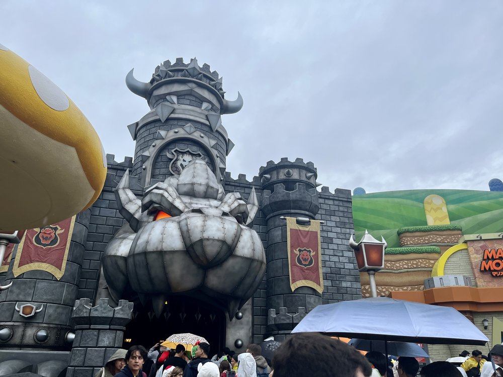 日本環球影城 瑪利歐賽車門口