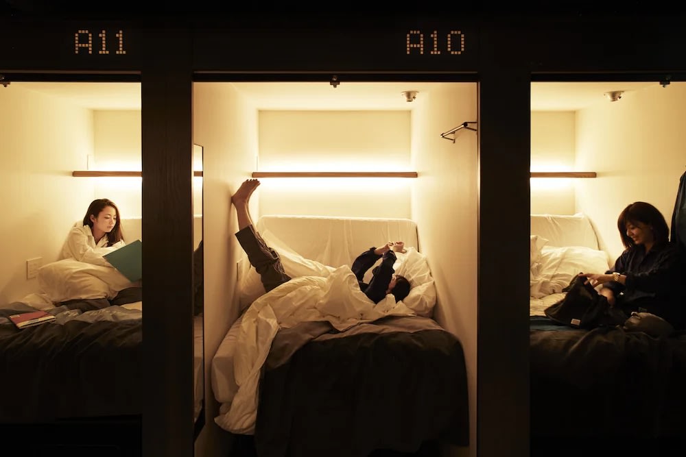 capsule hotels tokyo