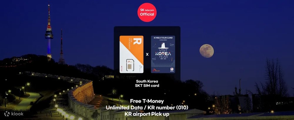 SIM 4G Hàn Quốc Từ Nhà Mạng SKT