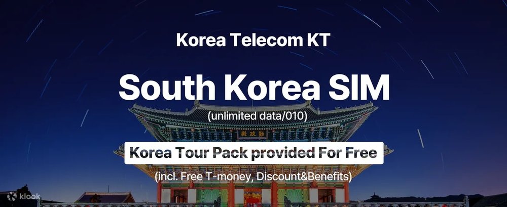 SIM Trả Trước 4G Hàn Quốc Của KT