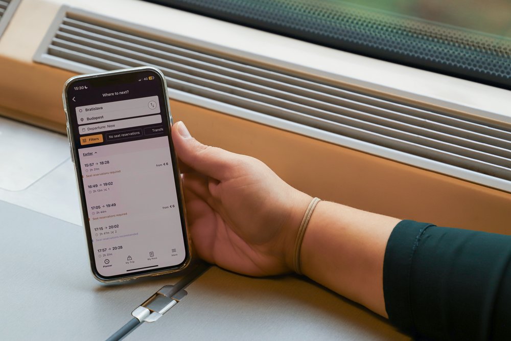 Eurail Timetable Feature Rail Planner App
