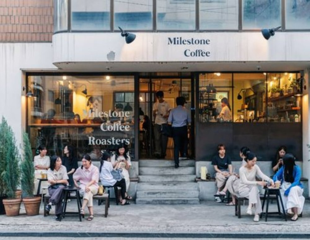 新沙洞咖啡廳Milestone Coffee