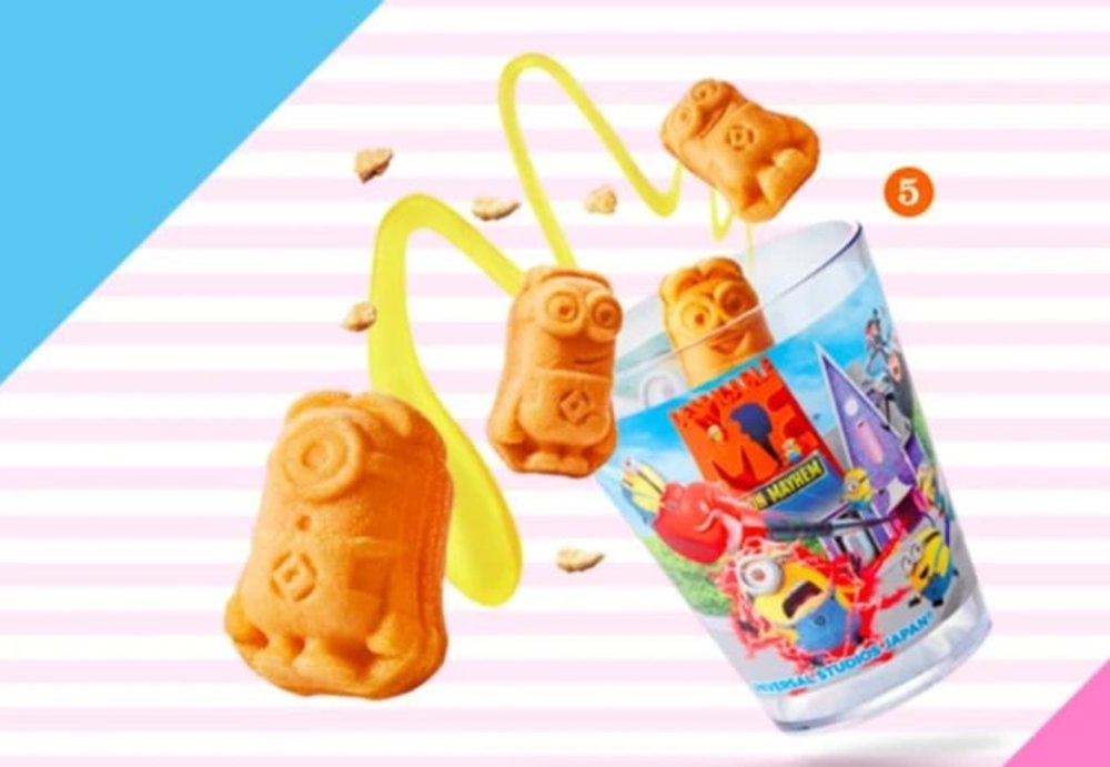 小小兵樂園周邊＆爆米花桶（圖片來源：日本環球影城）