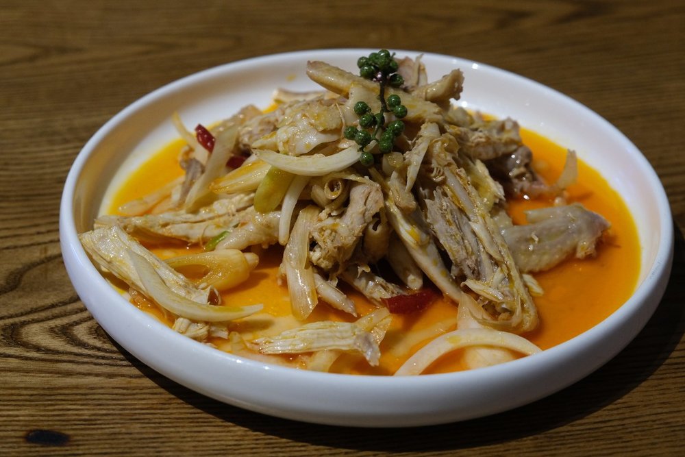 Gà Lạnh Sốt Cay Siêu Cuốn