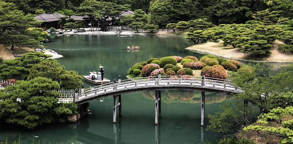 高松景點|栗林公園