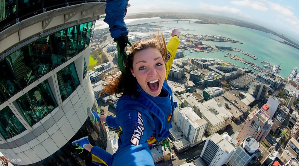 奧克蘭天空塔空中漫步&高空彈跳體驗