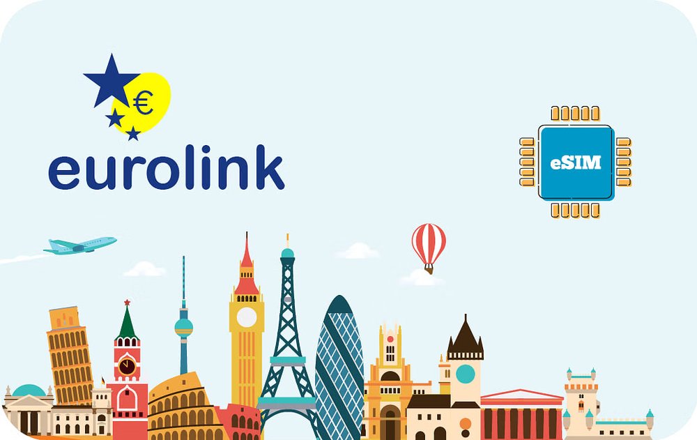 eSIM Châu Âu 1GB - 100GB Của Airalo