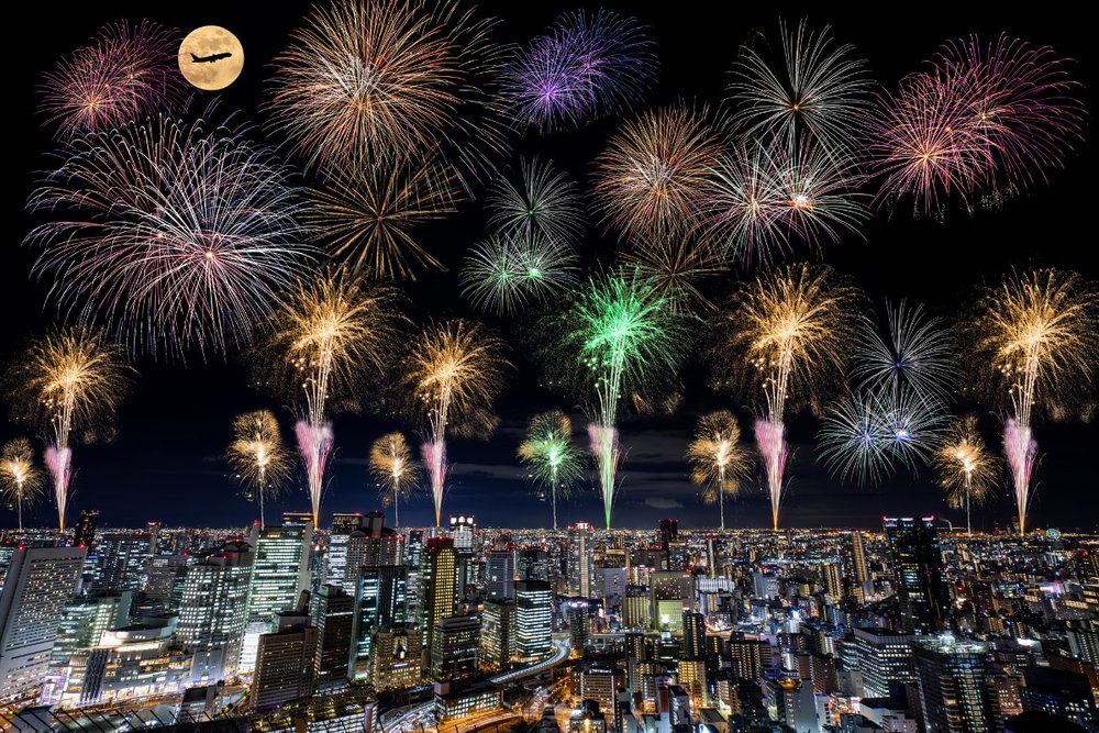 Lễ Hội Pháo Hoa Naniwa Yodogawa