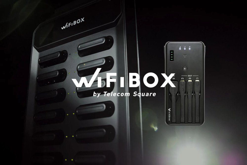 Telecom Square WiFiBOX - Bộ Phát Wifi Kết Hợp Sạc Dự Phòng 