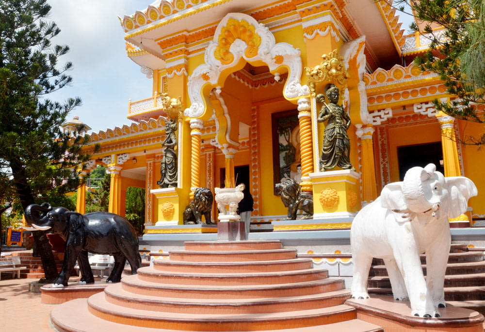 Chùa Tây An Với Kiến Trúc Ấn Độ 