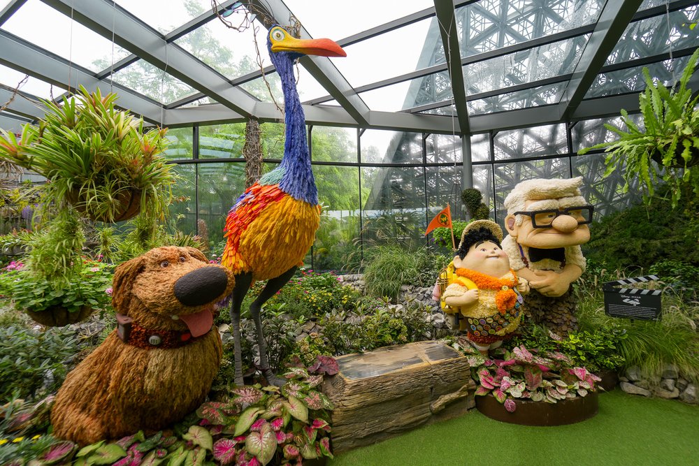 Gardens by the Bay - Disney Garden of Wonder Characters from UP
