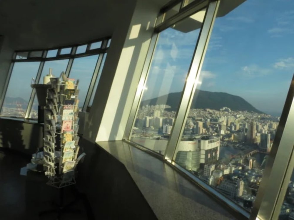 釜山塔落日餘暉