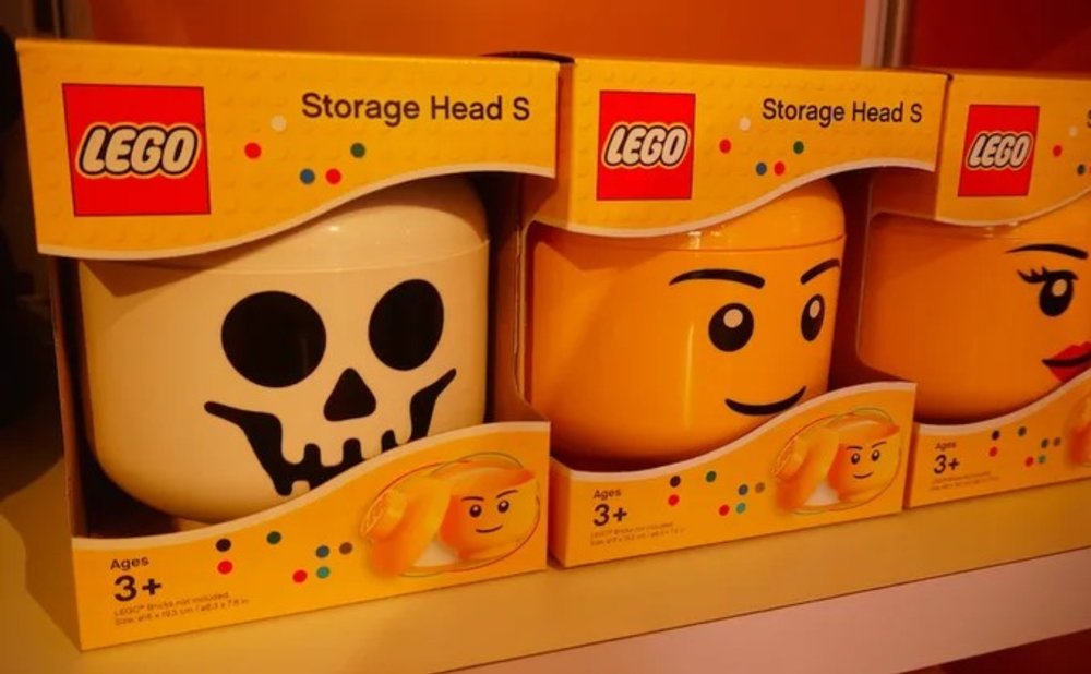 樂高人頭收納罐2800日元