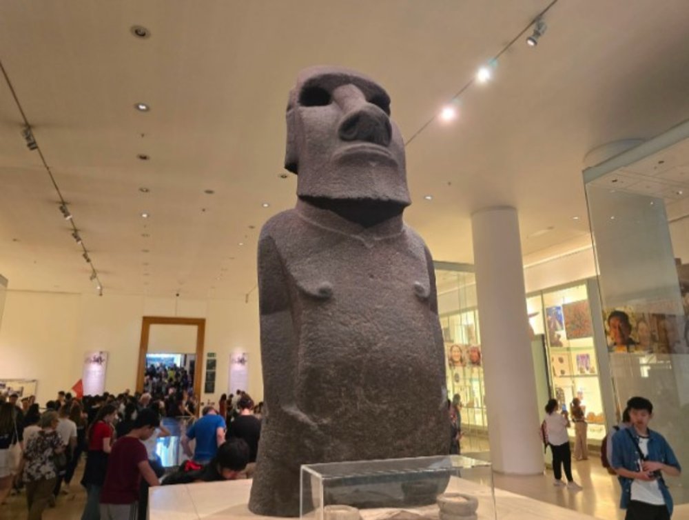 大英博物館－拉帕奴伊石像