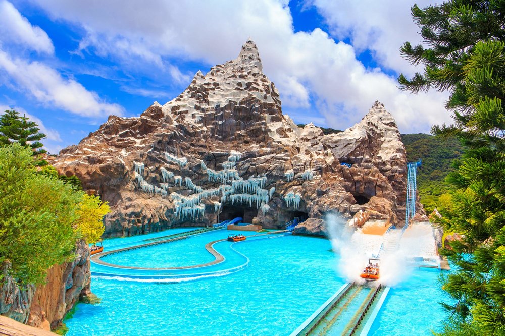 Zhuhai City China - Chimelong Ocean Kingdom Park Rollercoaster