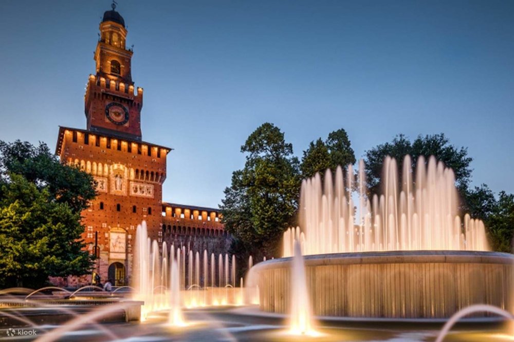 Lâu Đài Castello Sforzesco Ở Milan - Nước Ý