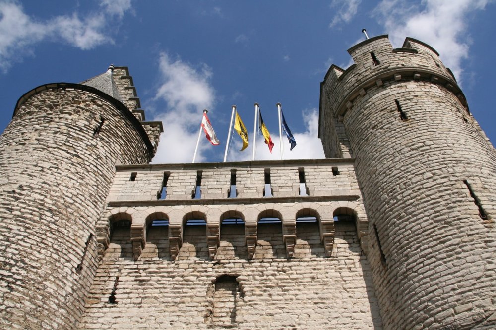 Lâu Đài Gravensteen Và Phố Cổ Ở Ghent