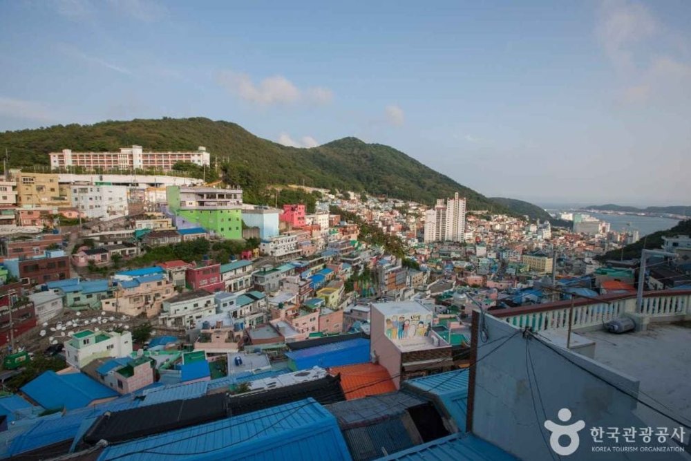 甘川洞文化村必拍｜天空之脊