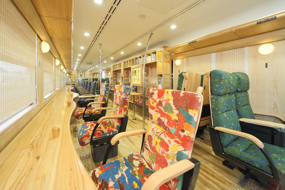 JR Kyushu Pass Sightseeing Train - Ibusuki No Tamatebako Interior