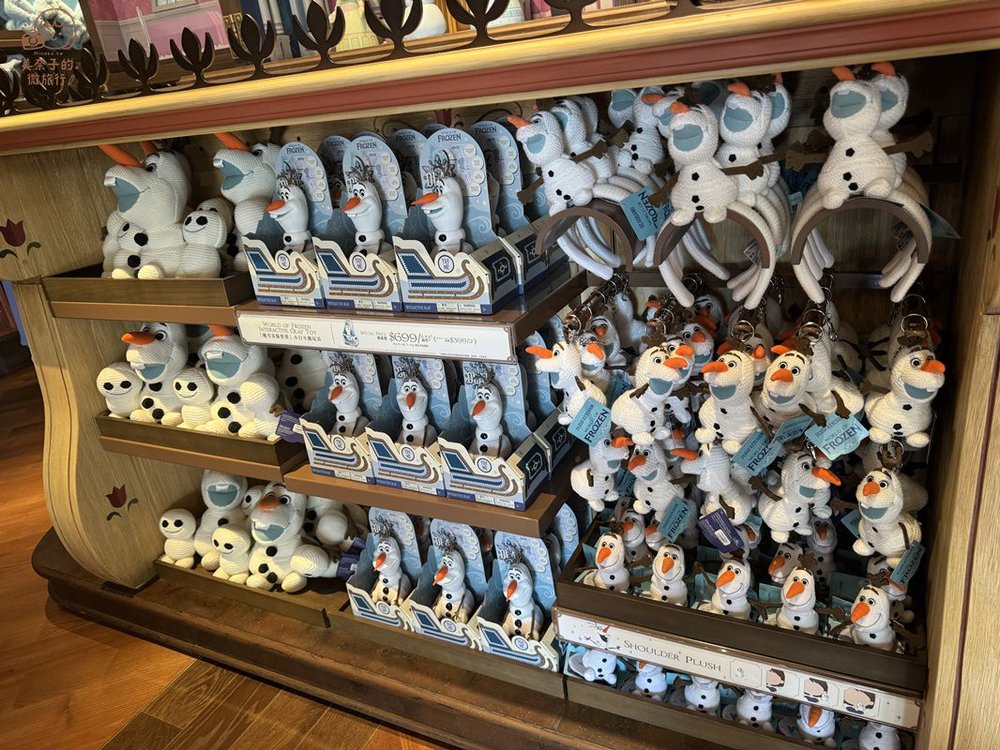 香港迪士尼樂園必買 #4 雪寶頭飾、雪寶鑰匙圈