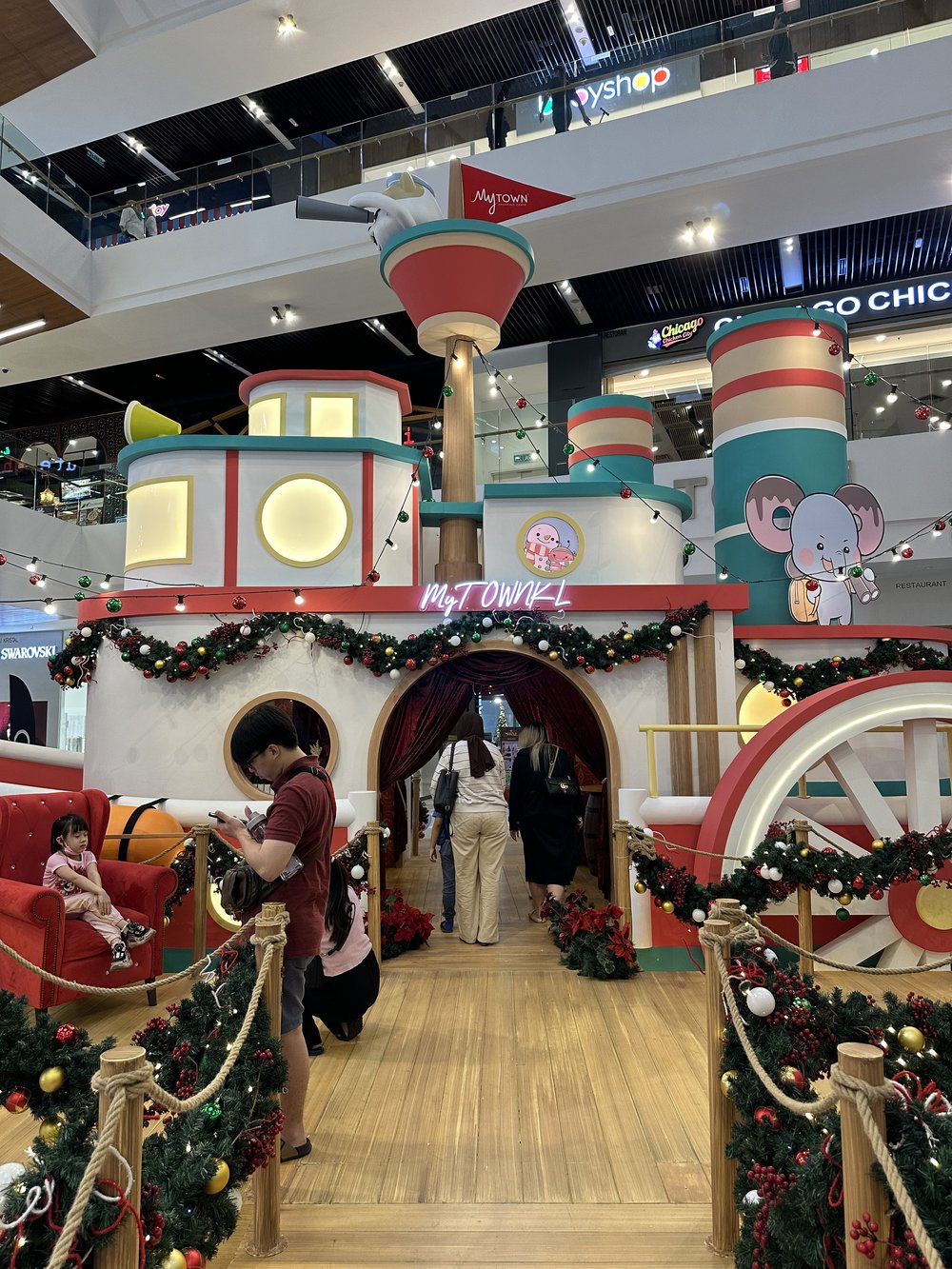 MY EN mytown shopping centre christmas mall deco 2024