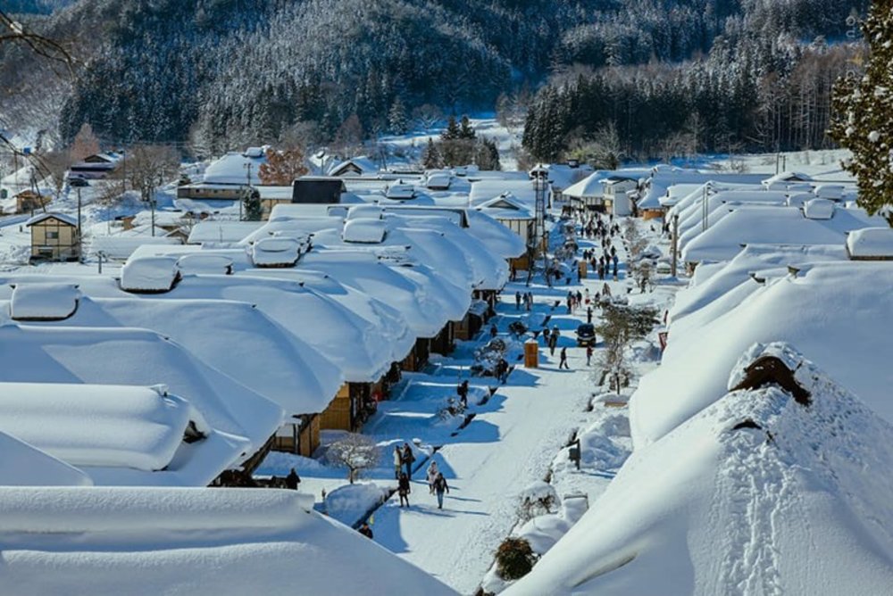  Làng Cổ Ouchijuku - Fukushima, Nhật Bản