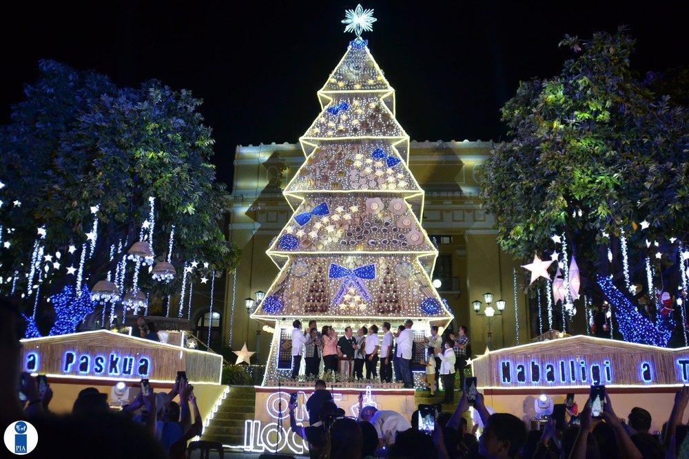 Ilocos Sur's Christmas tree (Source: Philippine Information Agency)