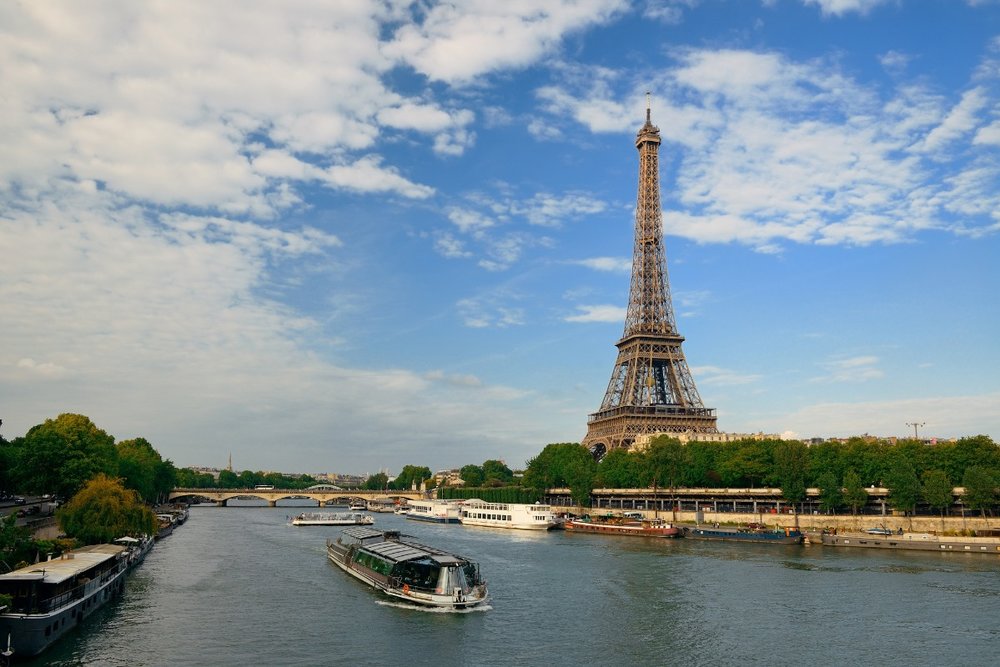 Tháp Eiffel - Du Thuyền Sông Seine - Các Địa Danh Nổi Tiếng Ở Paris