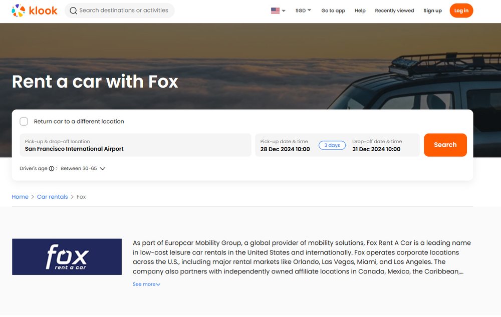 Europcar FOX Platform