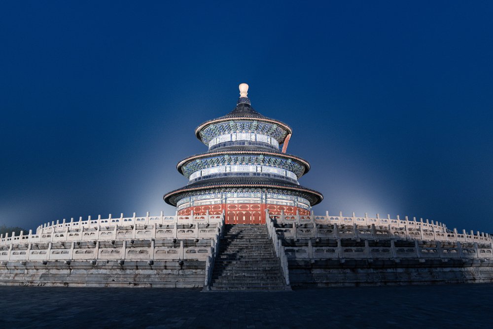 Ngắm Cảnh Thiên Đàn Lung Linh Về Đêm