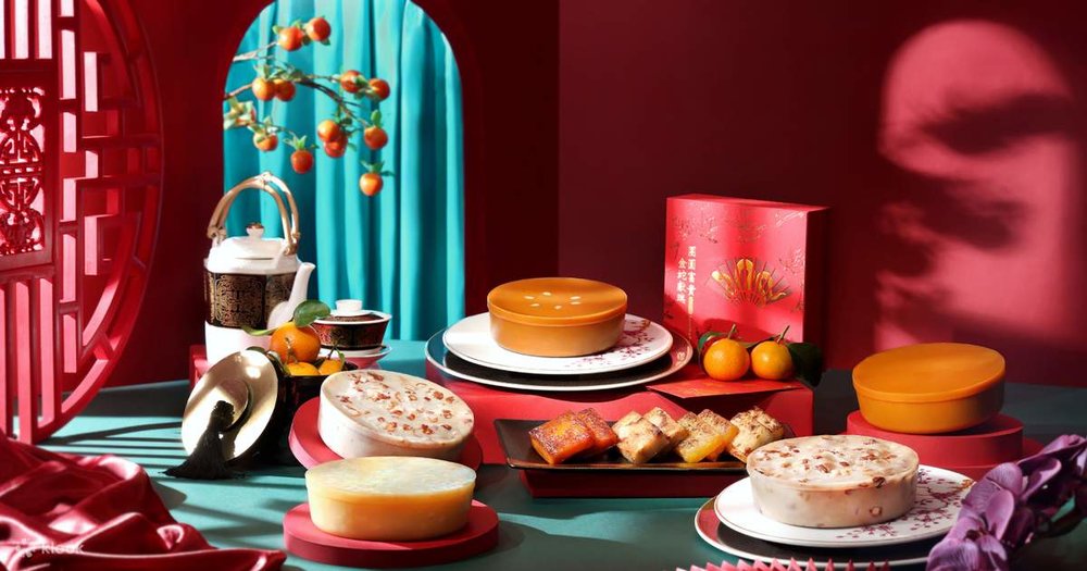 香港文華東方酒店賀年糕點，蘿蔔糕，香港文華東方酒店