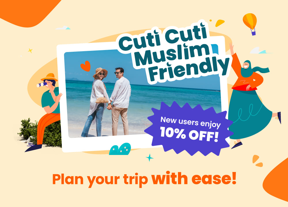 Cuti-cuti Muslim Friendly travel promo on Klook 2025